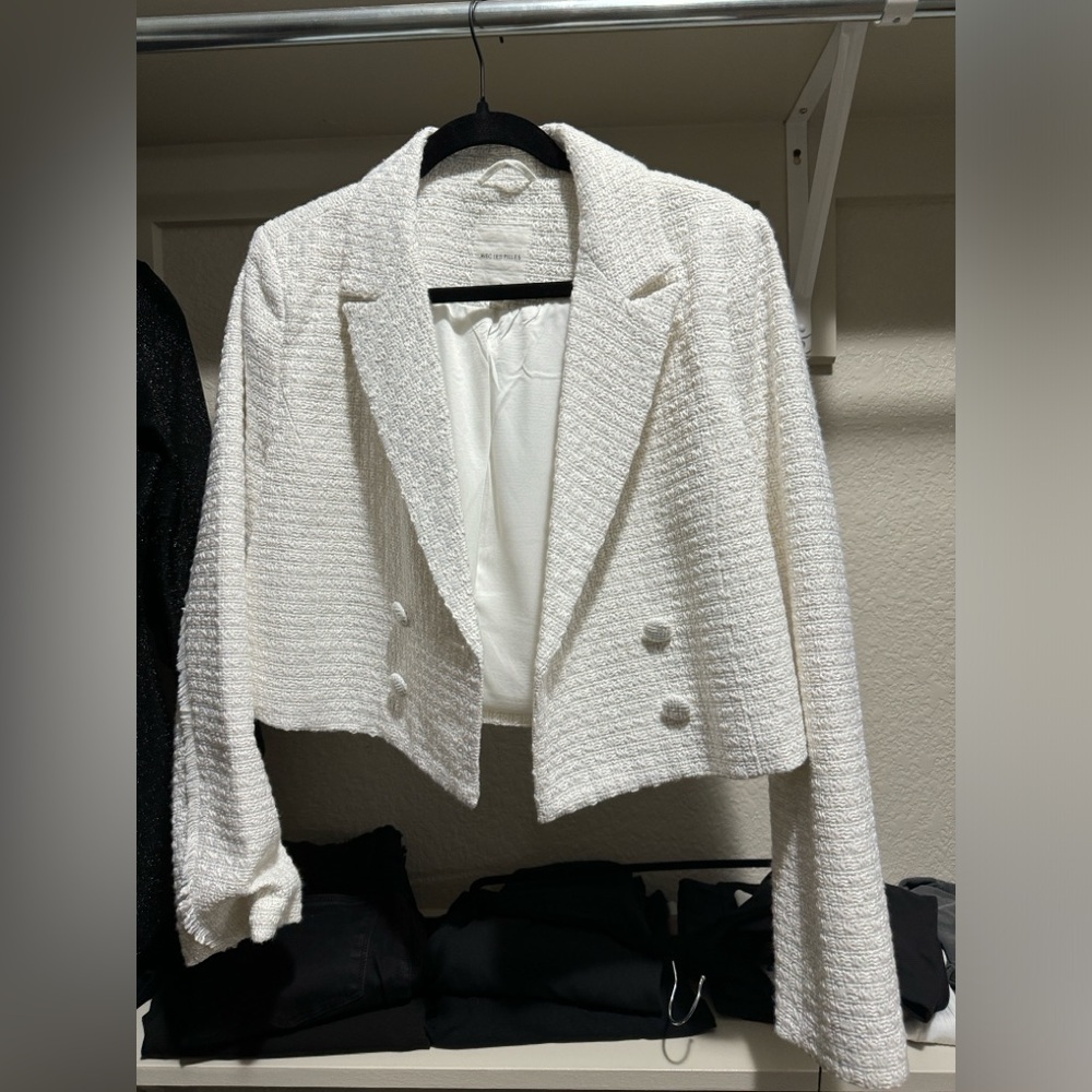 Cropped blazer jacket